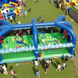 Аттракцион "Надувной игровой комплекс 8 в 1"