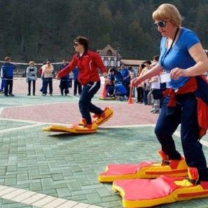 Аттракцион "Гигантские ласты"