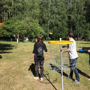 Аттракцион "Диск-гольф"