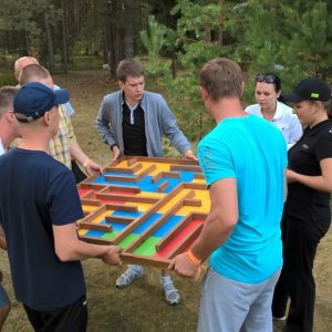 Аттракцион "Командный лабиринт"